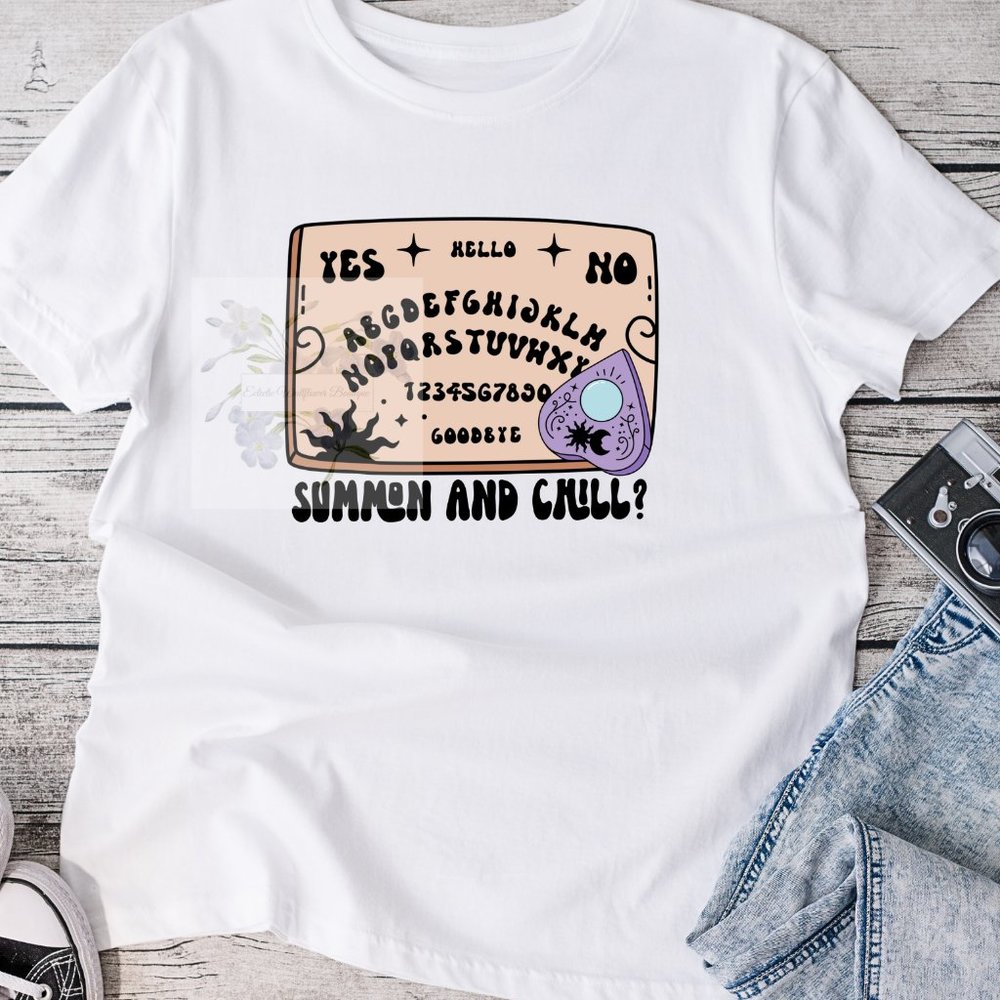 Summon & Chill Graphic Tee Shirt - Picture 1 of 1